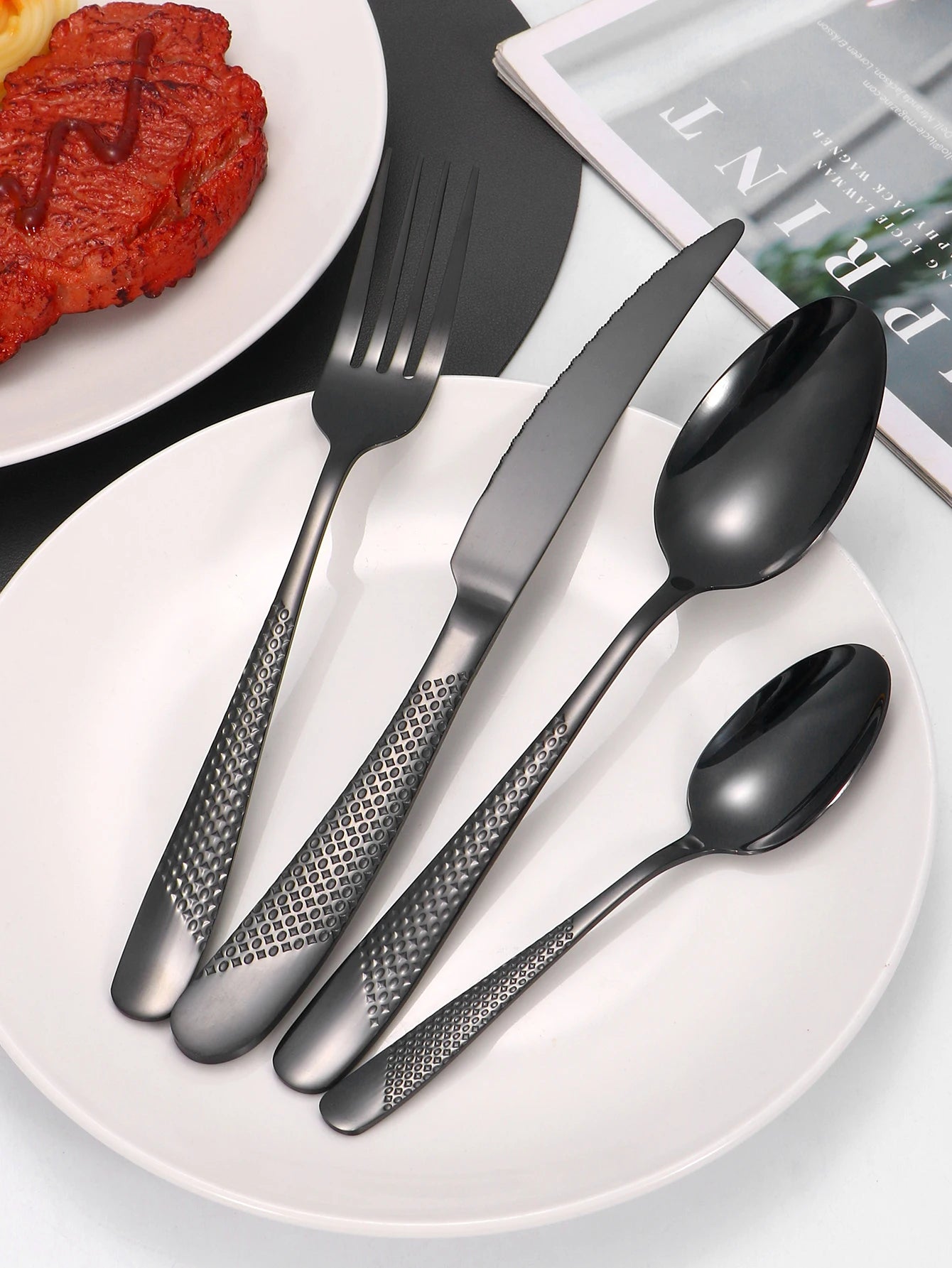 Stainless Steel Star Tableware Set