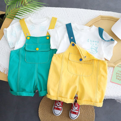 Dino Delight Baby Boy 2PCS Summer Set