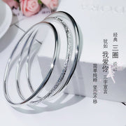 Chic 925 Silver Bracelet Set - Perfect for Parties