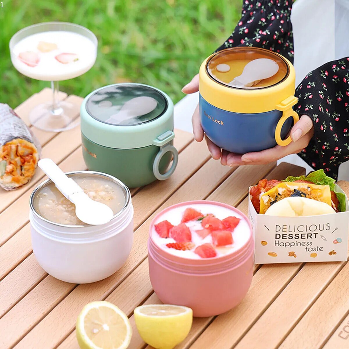 600ML Stainless Steel Lunch Box
