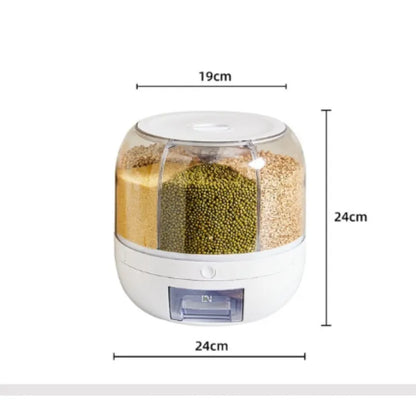 360 Degree Rotating Rice Dispenser