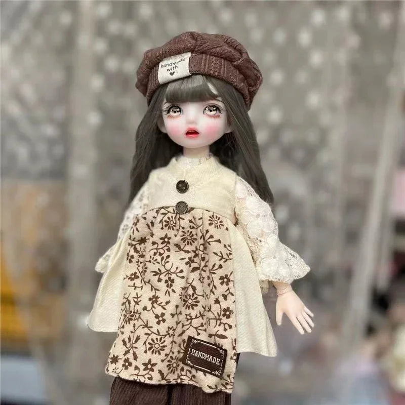 Poupée BJD 30 cm 1/6, ensemble complet avec 3 paires d'yeux – Jouet tendance et mignon pour filles