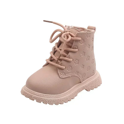 Autumn Winter Plush Children Boots Boys Girls