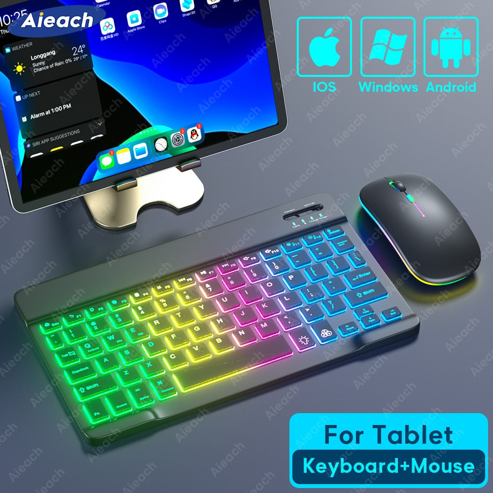 Ultra-Slim Backlit Tablet Keyboard
