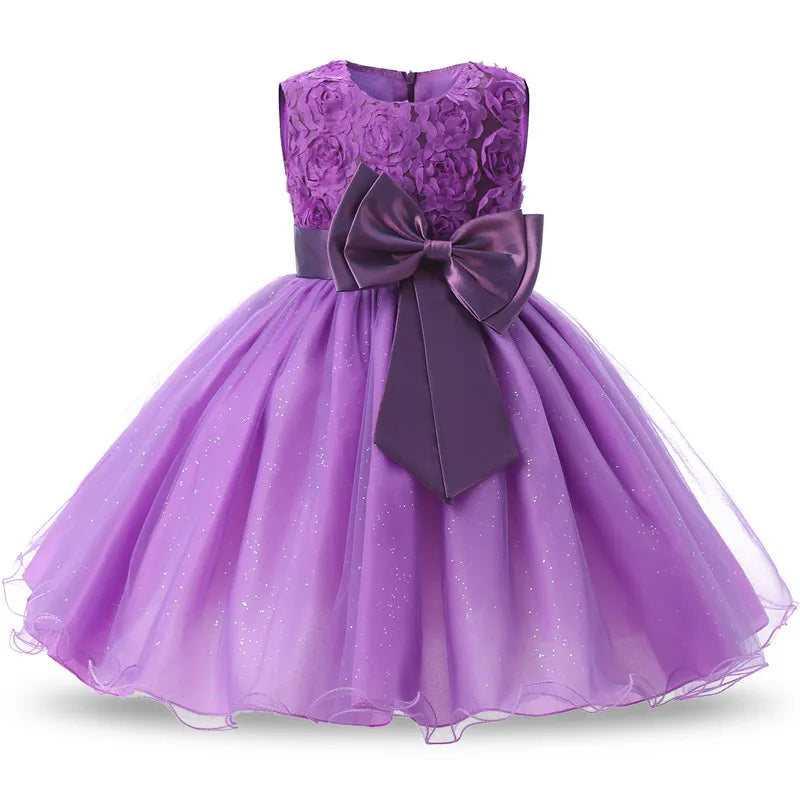 Princess Girl Dress Wedding Birthday Party Frocks