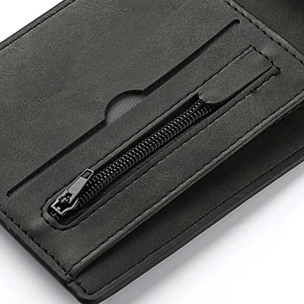 Large-Capacity Folding PU Leather Wallet