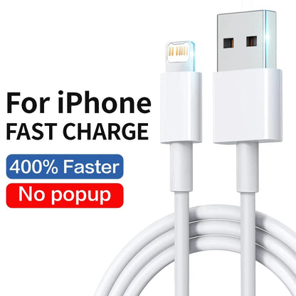 Chargeur rapide PD 30 W : câble USB d'origine Apple pour iPhone 14 à 11 Pro Max