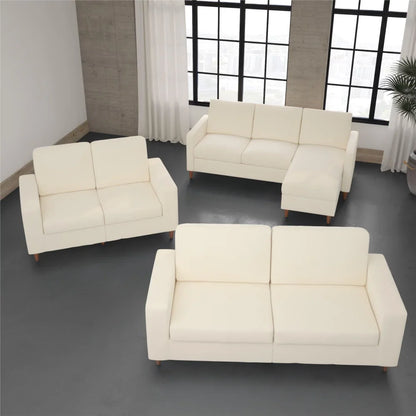 Reversible Sectional Sofa with Pocket