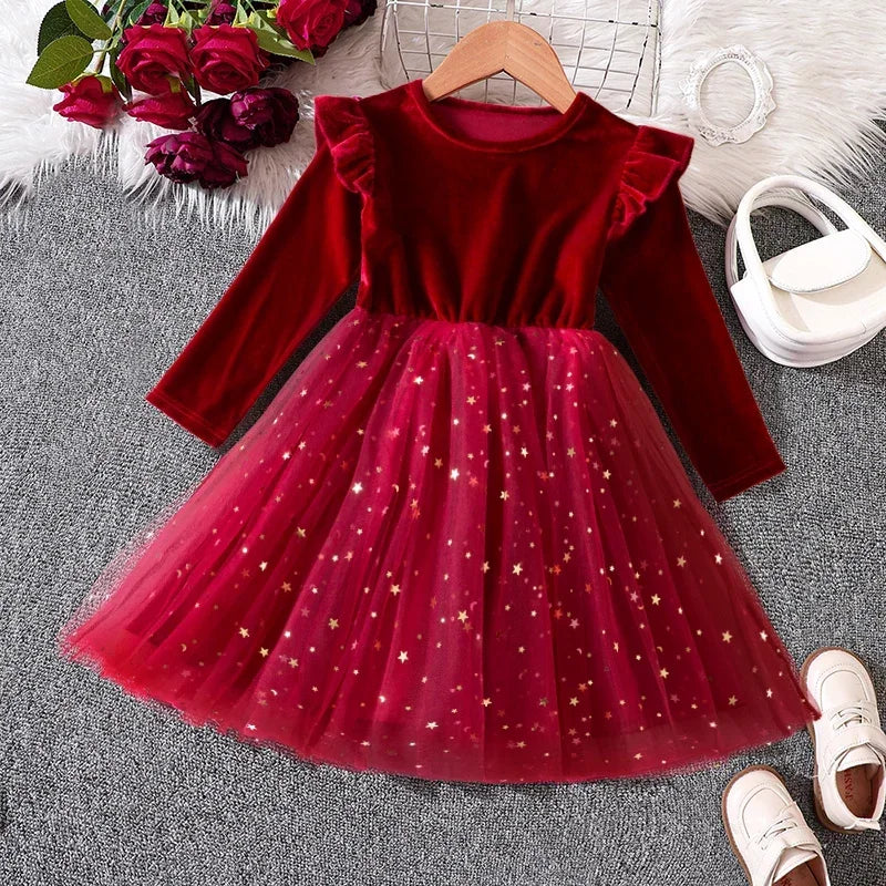 Baby Girls' Velvet Princess Dress
