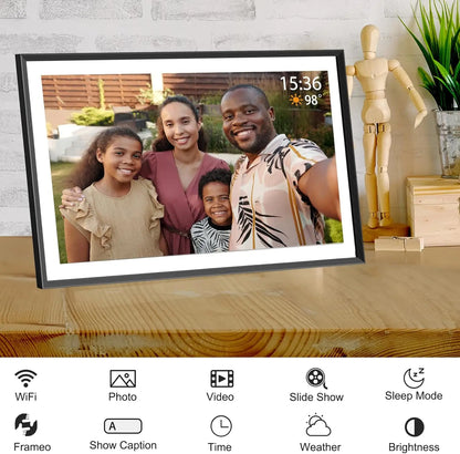 Cadre photo numérique personnalisable - Style japonais