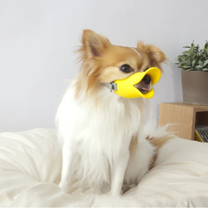 Silicone Duck Dog Muzzle - Bite & Bark Control