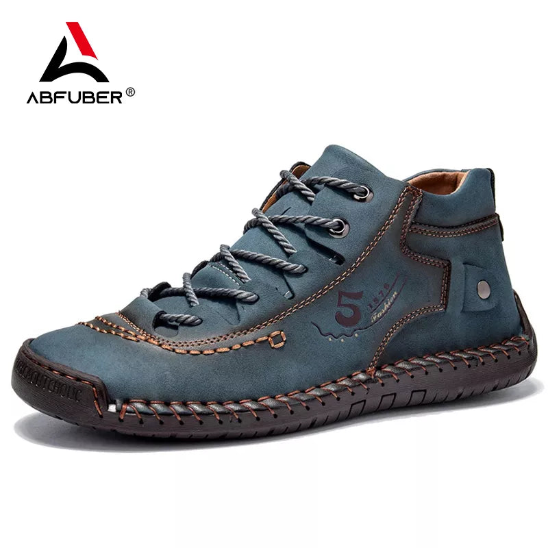 Handmade Leather Casual Men Winter Shoes