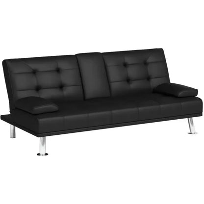 Convertible Folding Futon Sofa Bed for Living Room