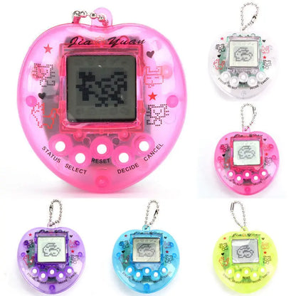 1PC Tamagotchi Transparent - Jouet virtuel nostalgique pour animal de compagnie des années 90 49 en 1