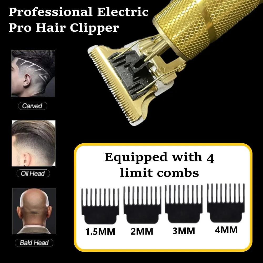 Men's Wireless Electric Hair Trimmer Clipper