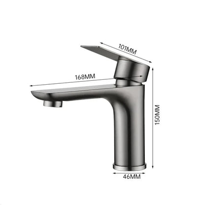 Stainless Steel Bathroom Hot/Cold Water Faucet