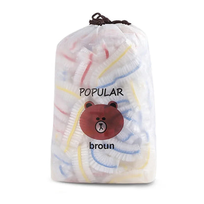 Elastische Einweg-Lebensmittelabdeckungen - Buntes Wickelset