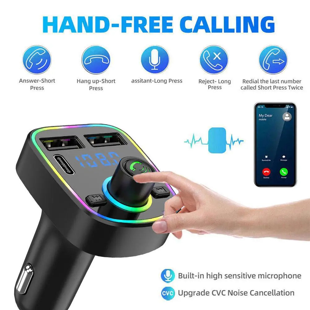 Bluetooth Car FM Transmitter and Handsfree MP3 Player