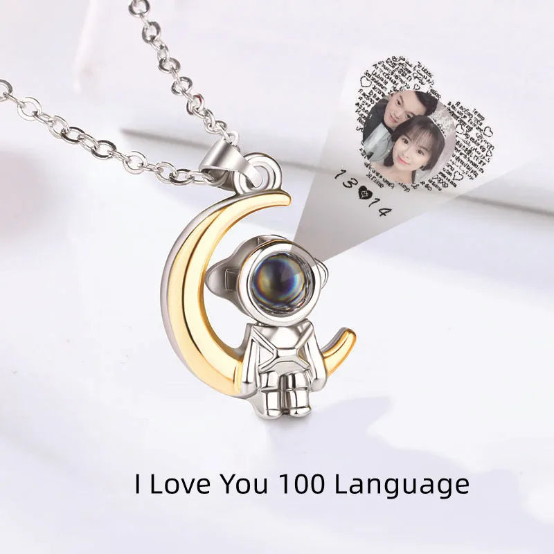 Collier pendentif couple - Collier d'épissure de cœur avec électrocardiogramme magnétique pour amoureux