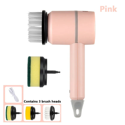 USB Rechargeable Automatic Wireless Electric Cleaning Brush