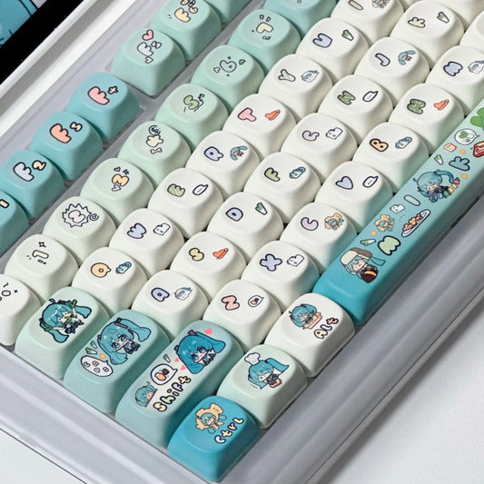 Cute Dog PBT Keycaps - 130-Set