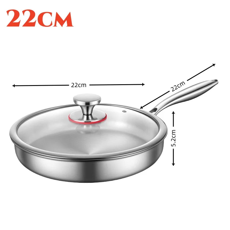 Ensemble combiné de batterie de cuisine en acier inoxydable