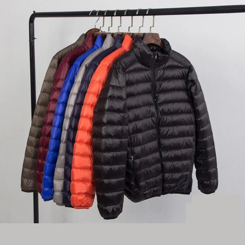 Veste d'hiver légère à capuche pour homme