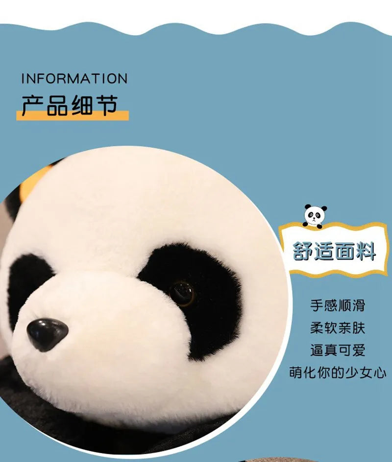 Oreiller mignon Panda Siesta - Cadeau parfait