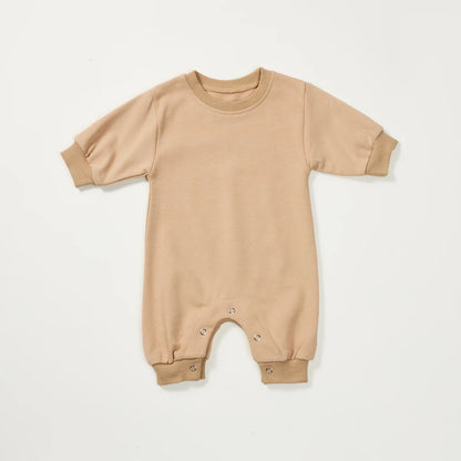 Cozy Terry Cotton Baby Romper