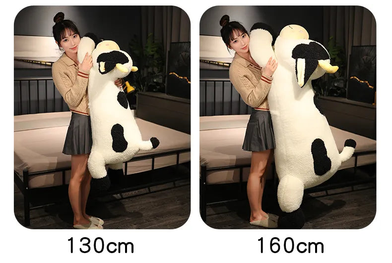 Cute 90cm/110cm Milk Cow Plush Toy