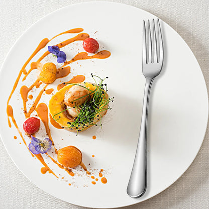 24-teiliges Geschirrset aus Edelstahl