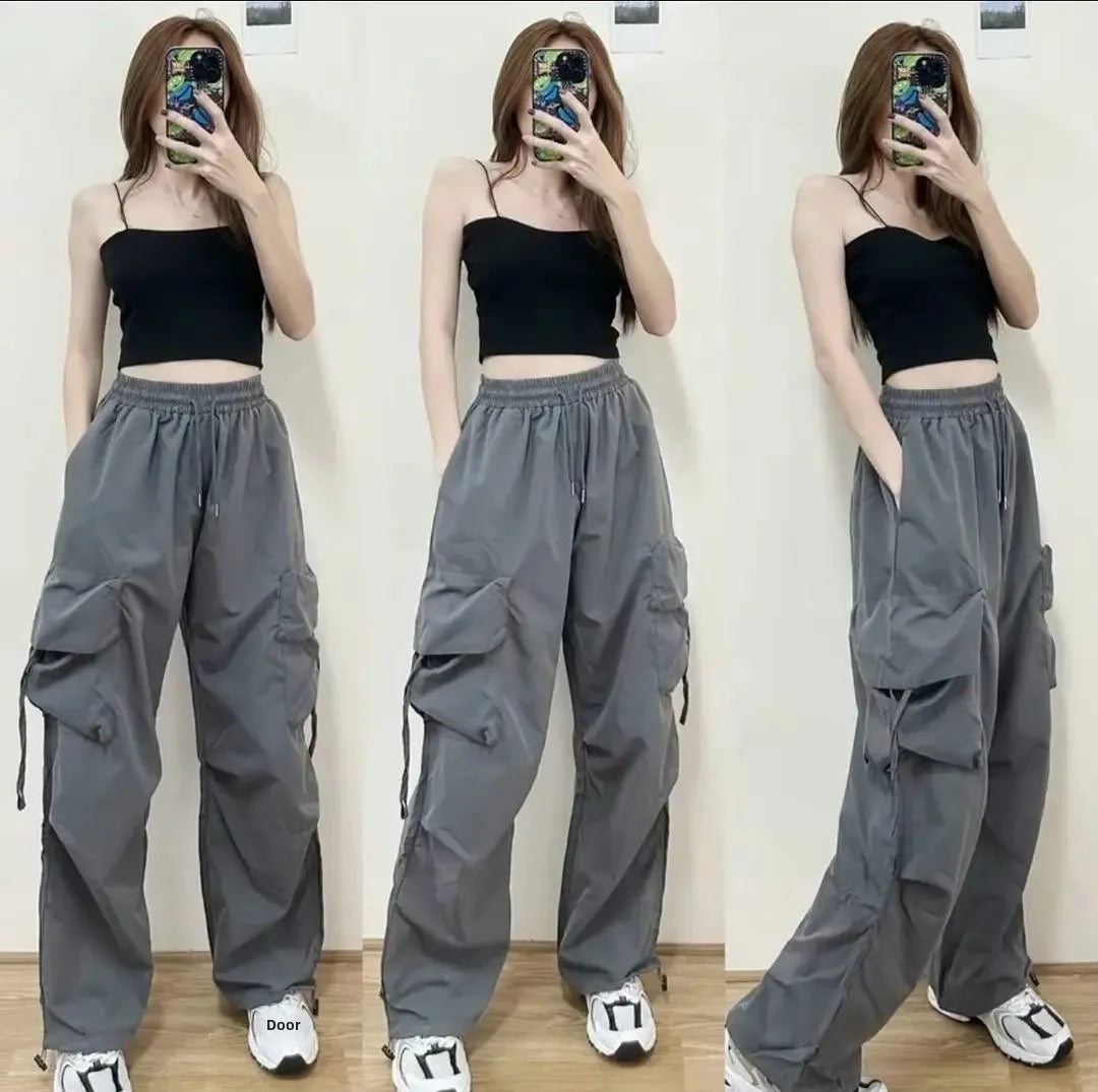 High Waist Cargo Pants