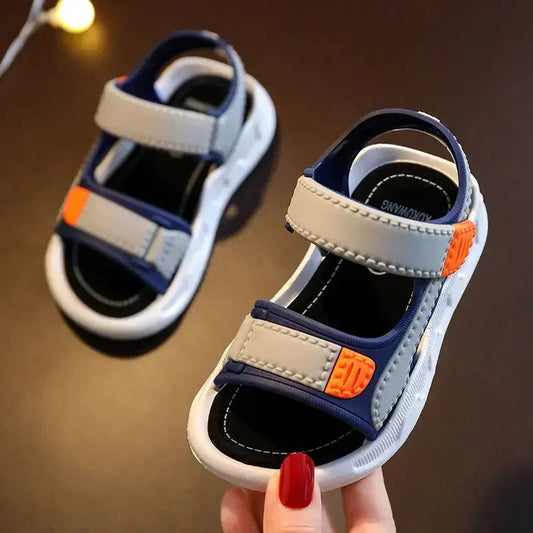 Kinder-Sommer-Jungen-Ledersandalen