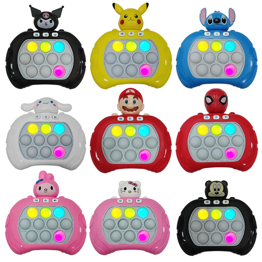 Jouets de la série de consoles de jeu Quick Push pour enfants