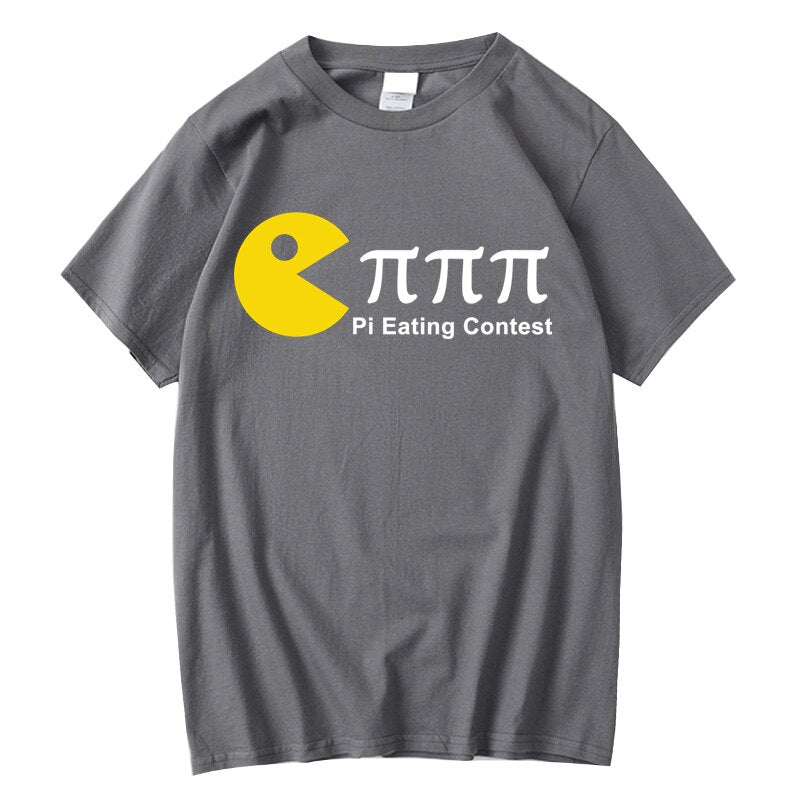 Lustiges π Disappearing Design Baumwoll-T-Shirt