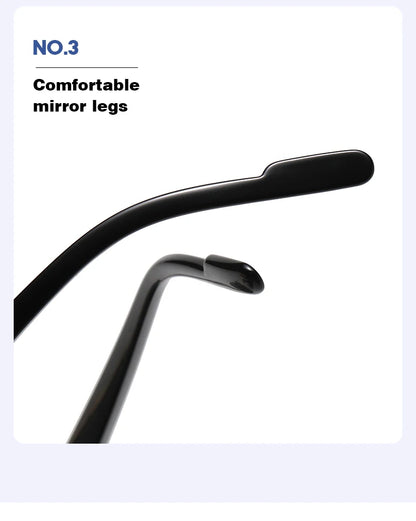 Doppelsteg-Sonnenbrille mit quadratischem Rahmen und Polygon-Muster für Damen