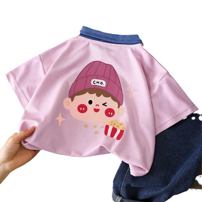 Neues, schnell trocknendes Sommer-Poloshirt für Mädchen