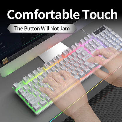 Low Profile Wired Gaming Keyboard with Numpad