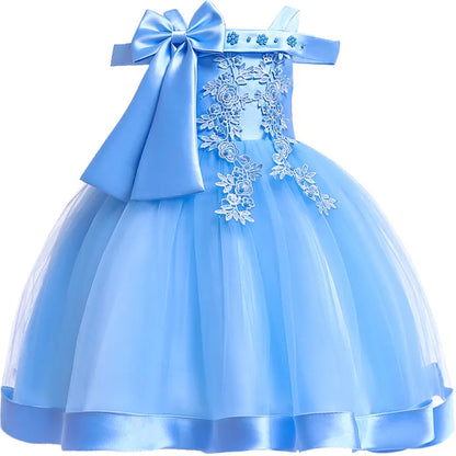 3-10 Years Kids Christmas Party Dresses For Girls