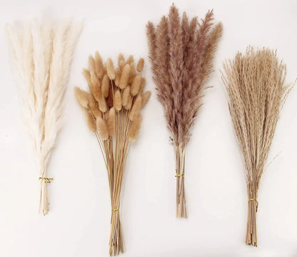 70pcs Reed Dried Flower Bouquets