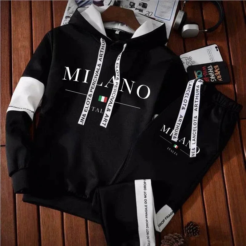 Men's Autumn/Winter Hoodie & Pants Set