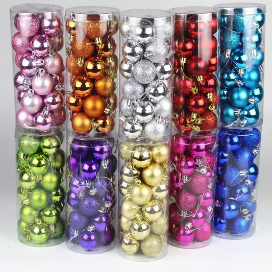 Boules de Noël ornements ensemble de décoration de maison festive