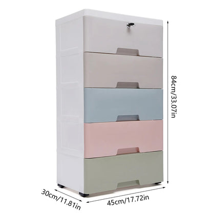 5 Drawer Plastic Storage