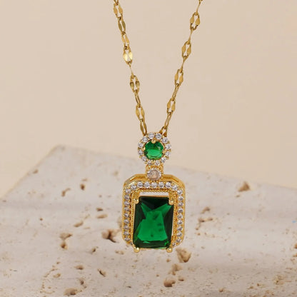 Dreiteiliges Schmuckset „Temperament“: Ohrringe, Anhänger, Halskette und Ring