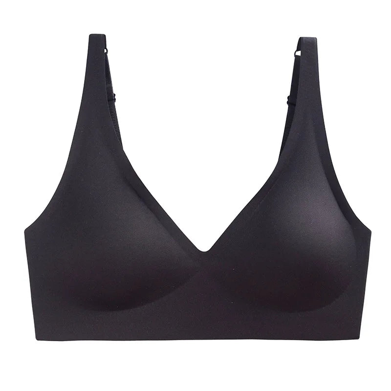 Women's Adjustable Seamless Wireless Push Up Bra