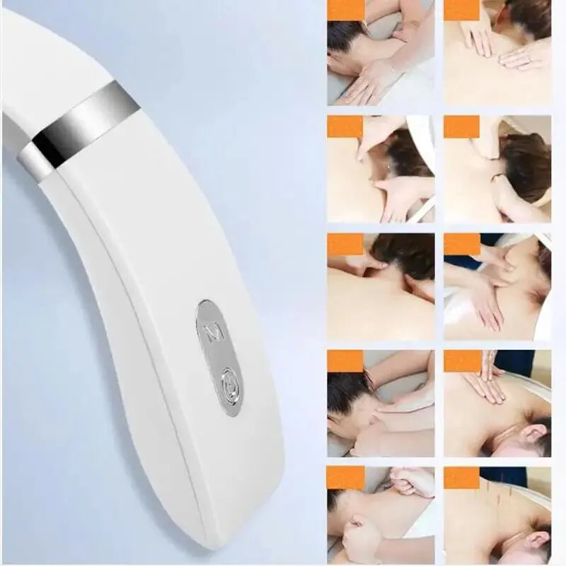 Cervical Massager Mini Neck Shoulder Deep Massage Warm Pressing Neck Care