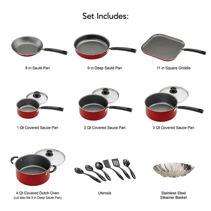 16-Piece Cookware Set - Best Pots and Pans