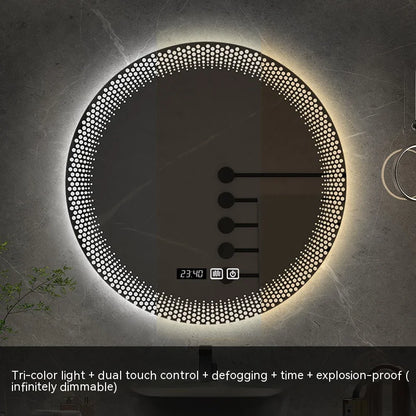 Miroir de courtoisie à intensité variable avec lumières