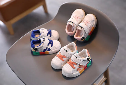 Chaussures décontractées blanches pour bébé garçon fille