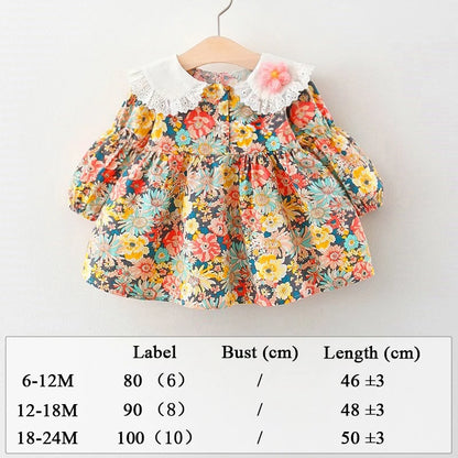 Baby Girl Summer Dress with Cute Print